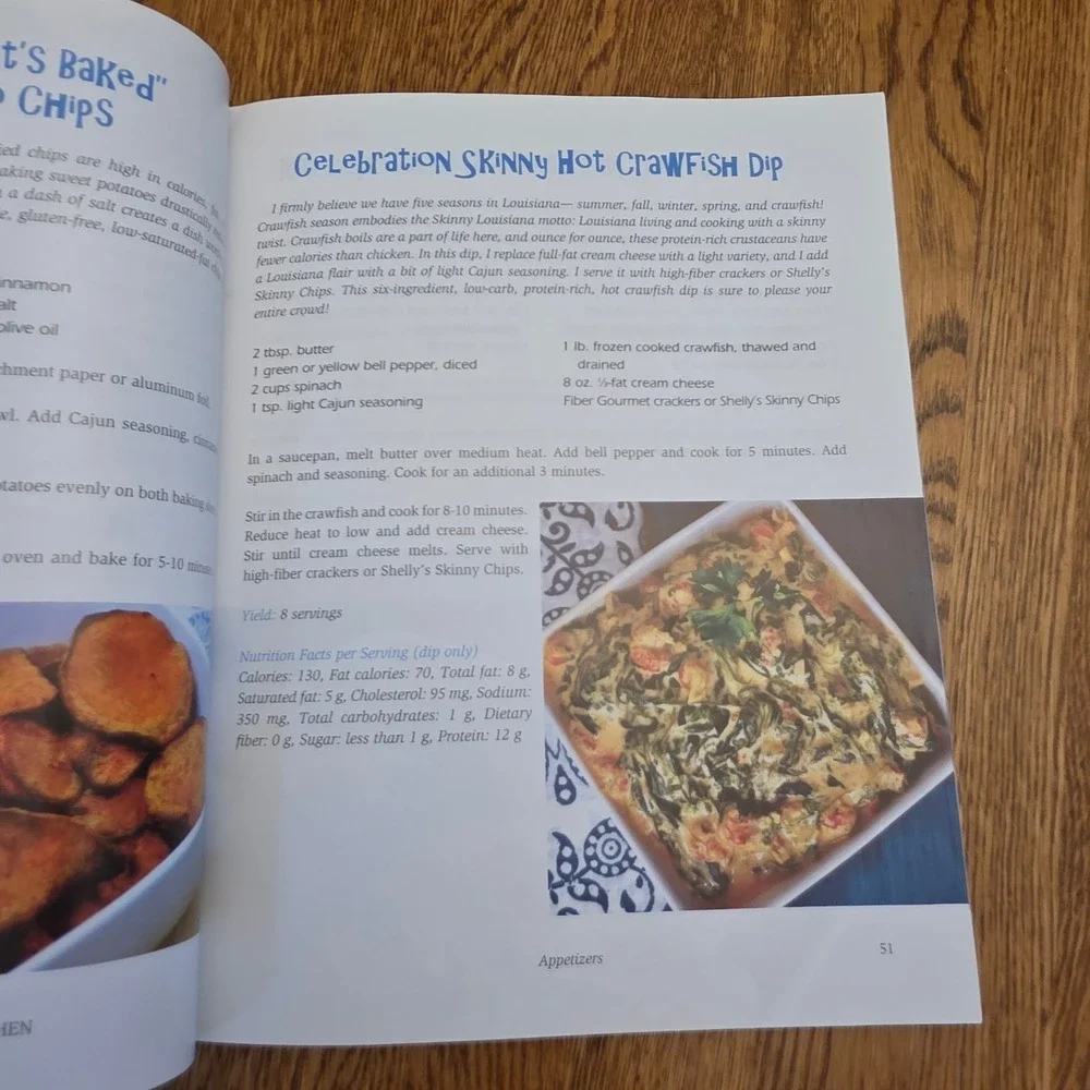 Skinny Louisiana in the Kitchen Shelly Marie Redmond Cajun‎ Creole Cookbook 2017